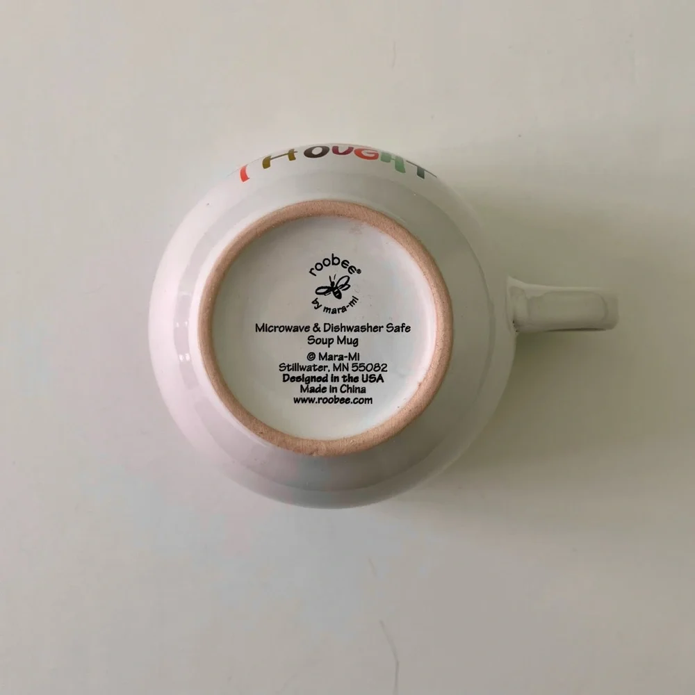 Inspirational oversized soup or coffee mug - Picture 5 of 5